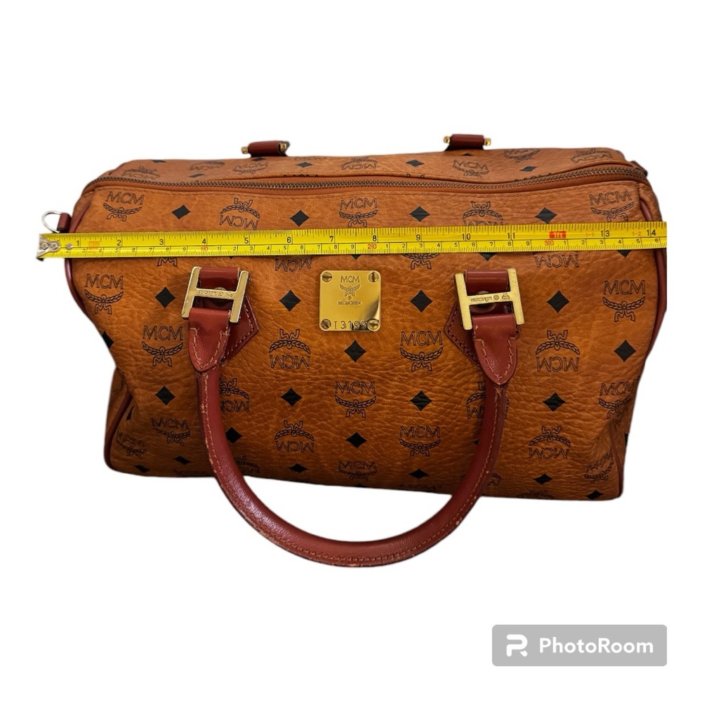 💯Authentic MCM Bag - Large size, Visetos, Cognac